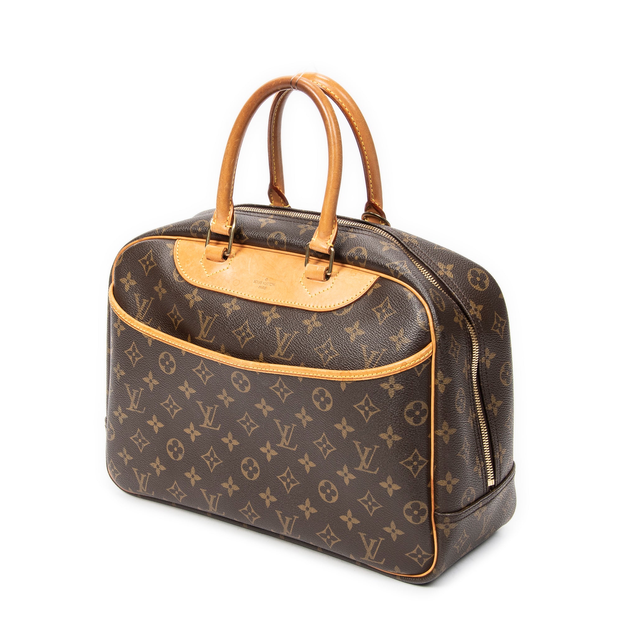 Handbag Deauville Brown Monogram Canvas