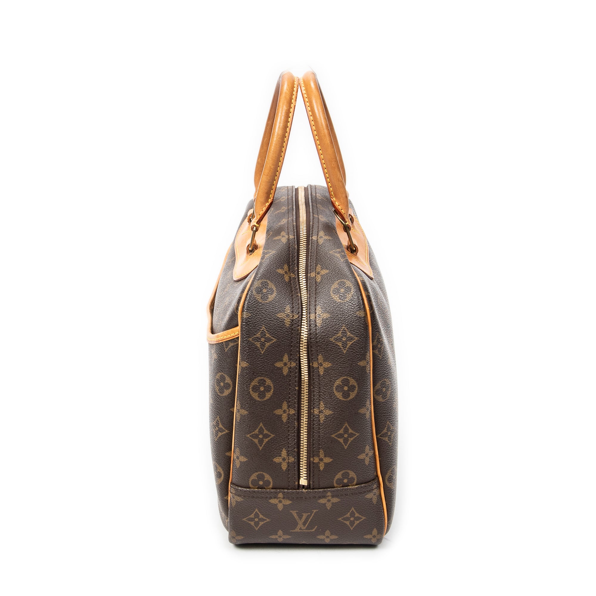 Handbag Deauville Brown Monogram Canvas