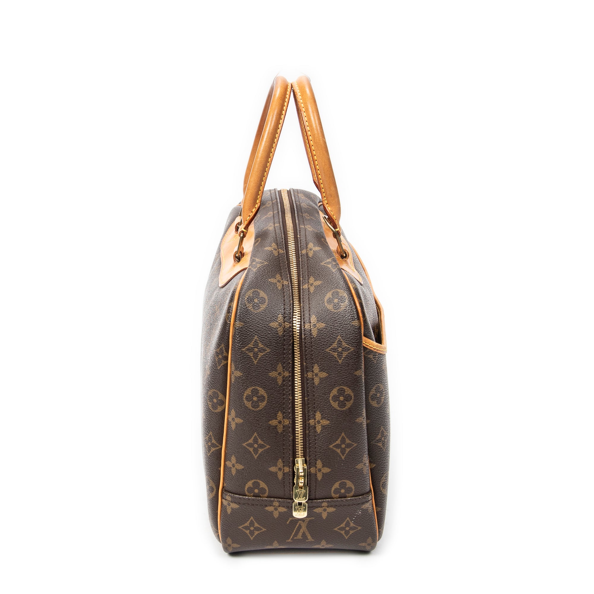 Handbag Deauville Brown Monogram Canvas