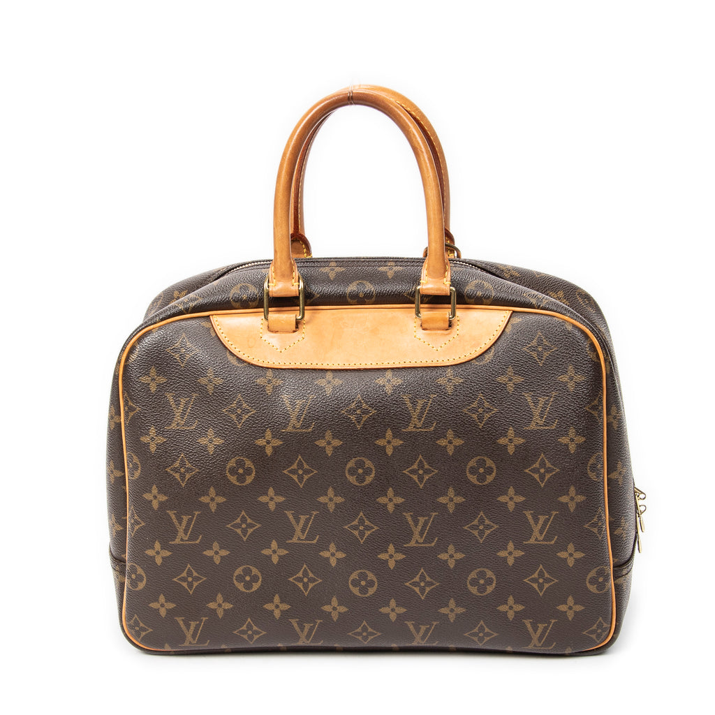 Handbag Deauville Brown Monogram Canvas