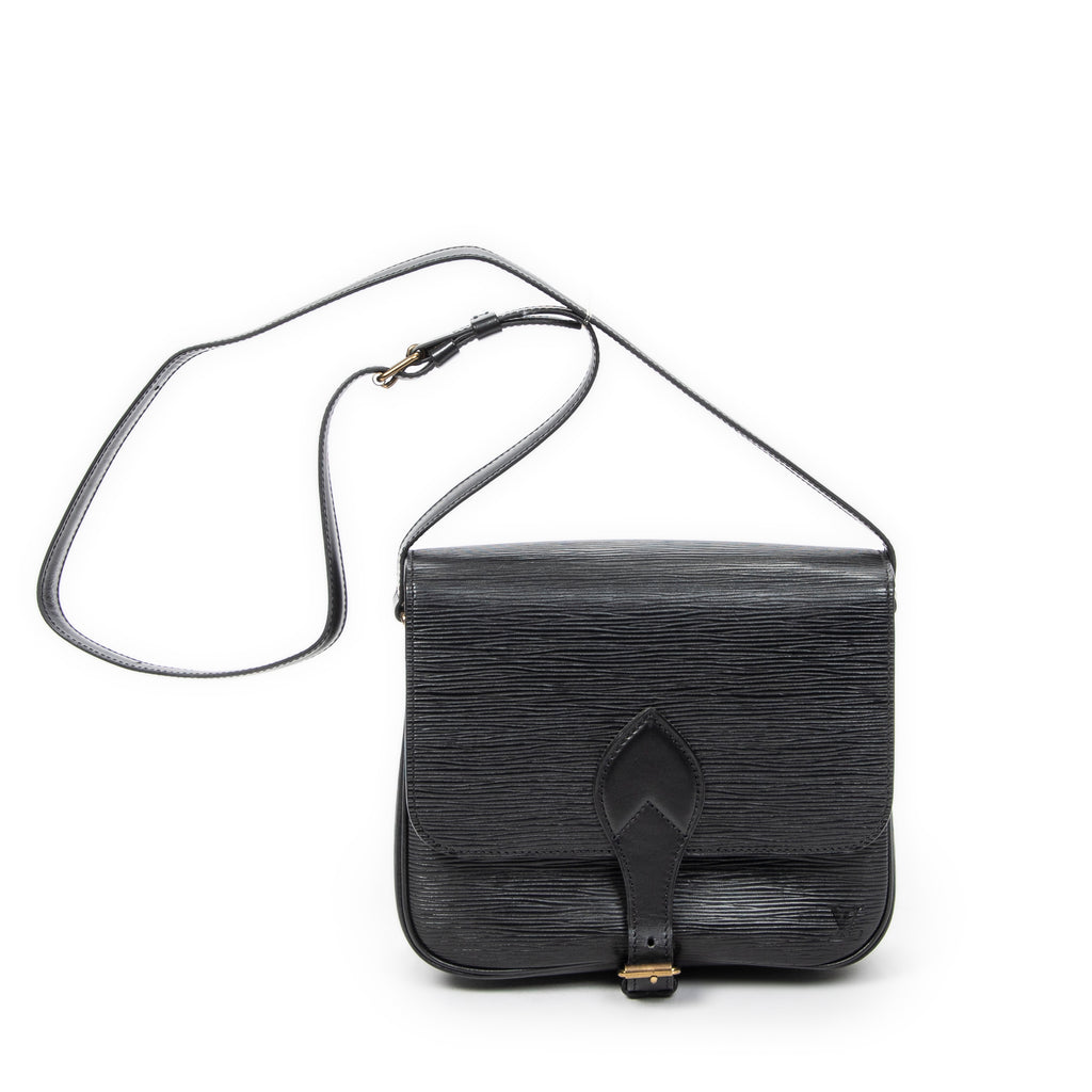 Shoulder Bag Cartouchiere MM Black Epi
