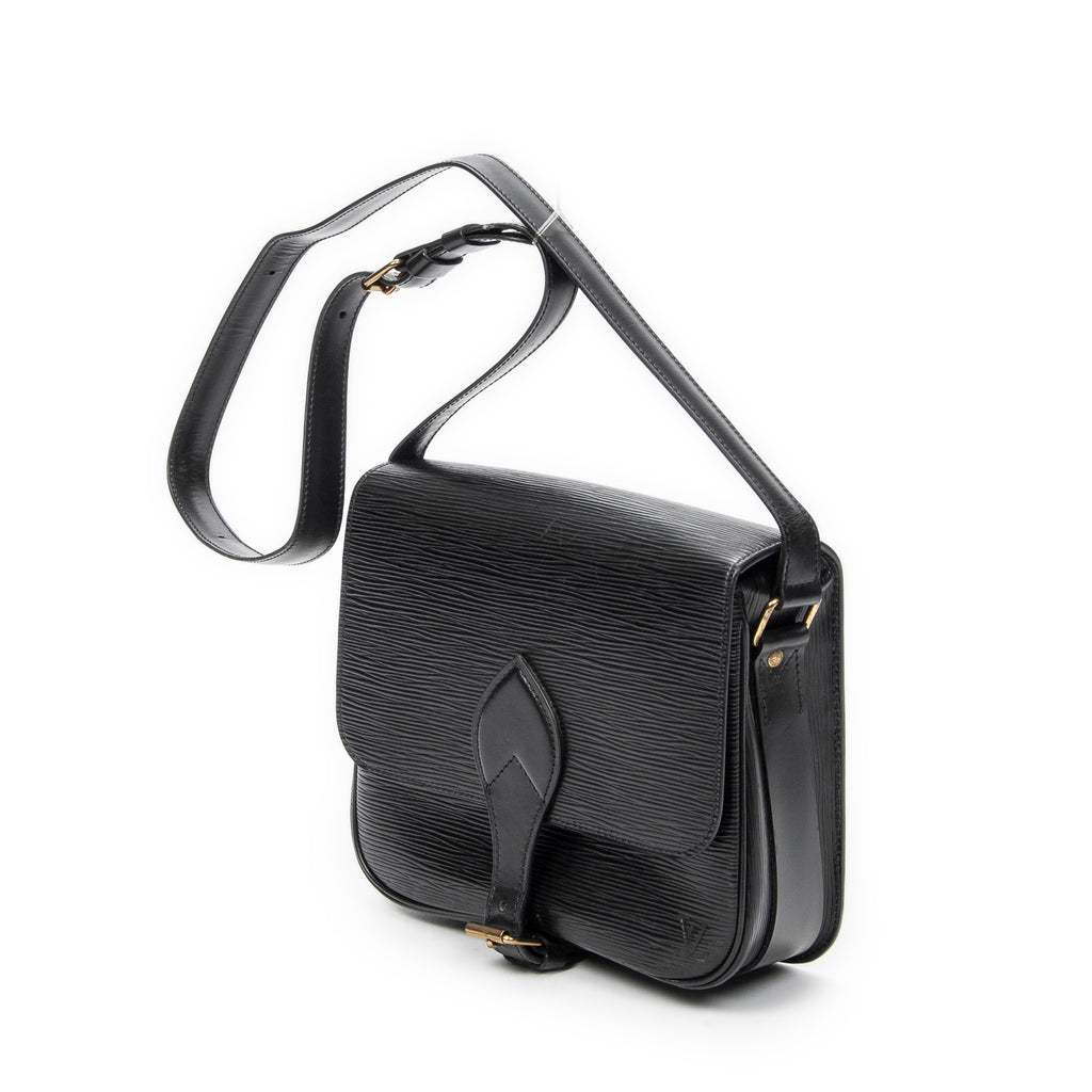 Shoulder Bag Cartouchiere MM Black Epi