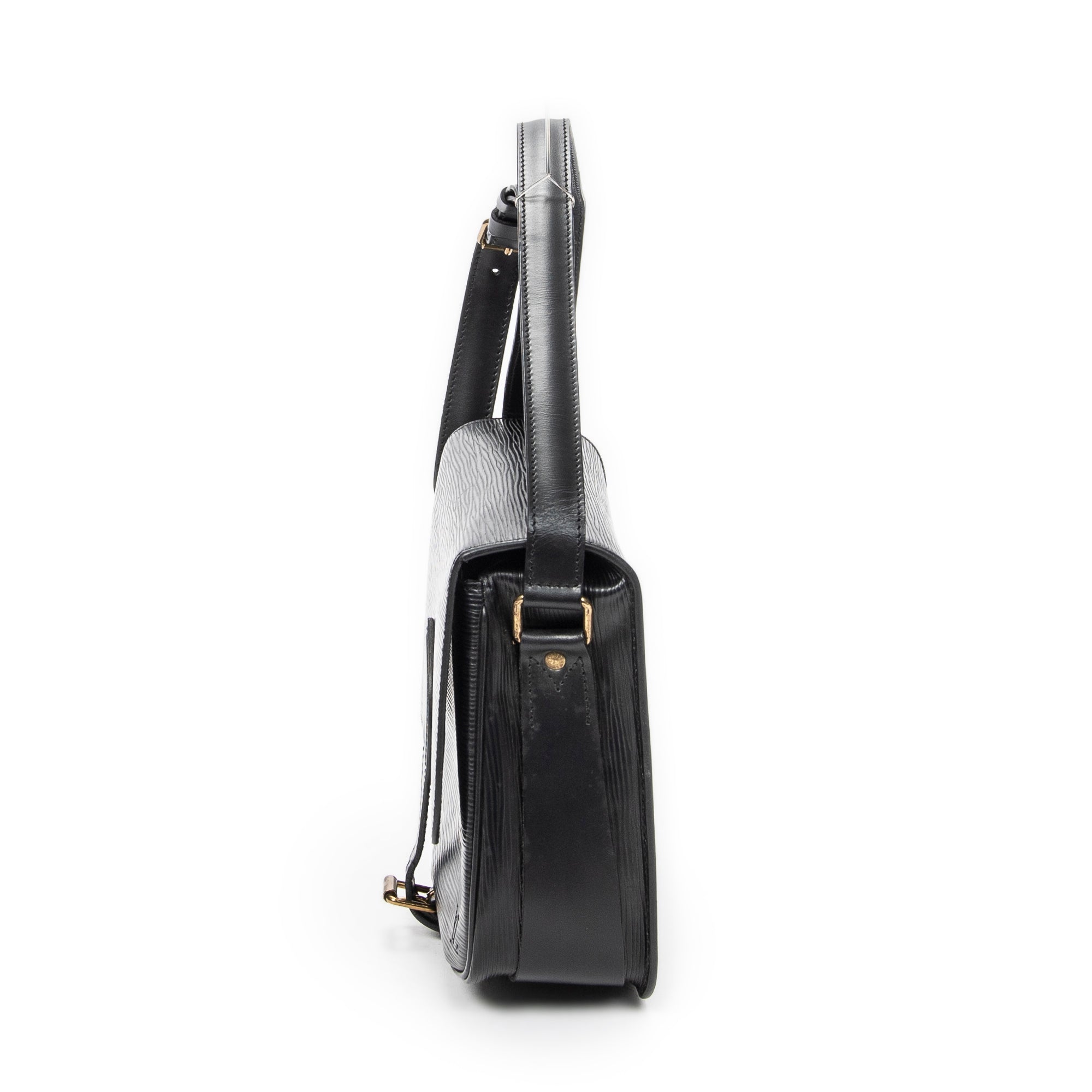 Shoulder Bag Cartouchiere MM Black Epi