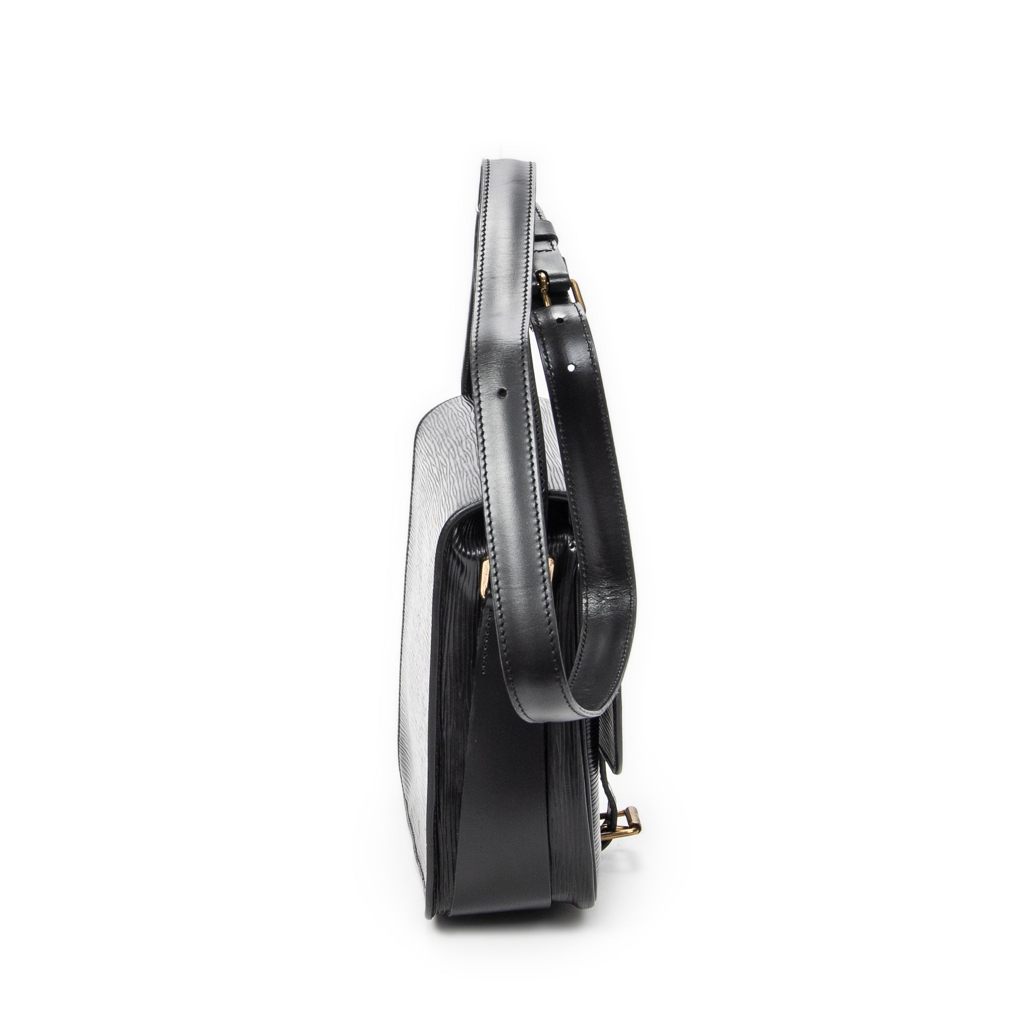 Shoulder Bag Cartouchiere MM Black Epi