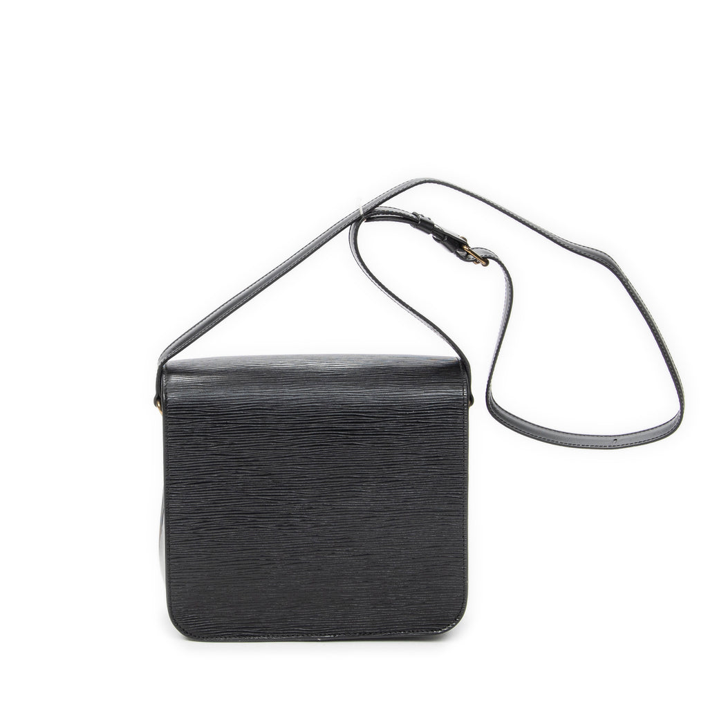 Shoulder Bag Cartouchiere MM Black Epi