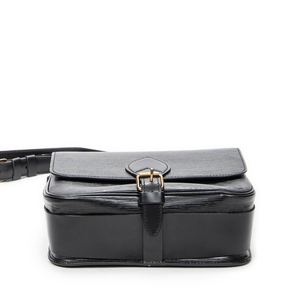 Shoulder Bag Cartouchiere MM Black Epi