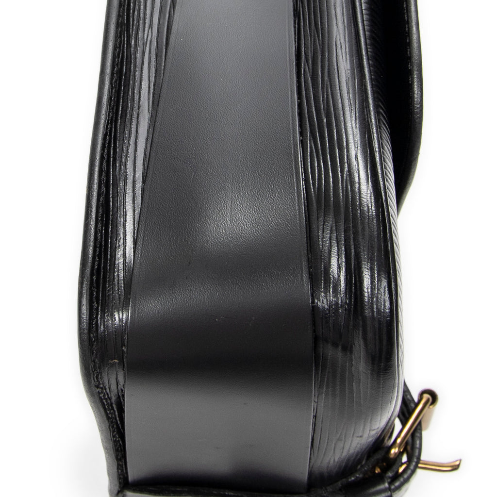 Shoulder Bag Cartouchiere MM Black Epi