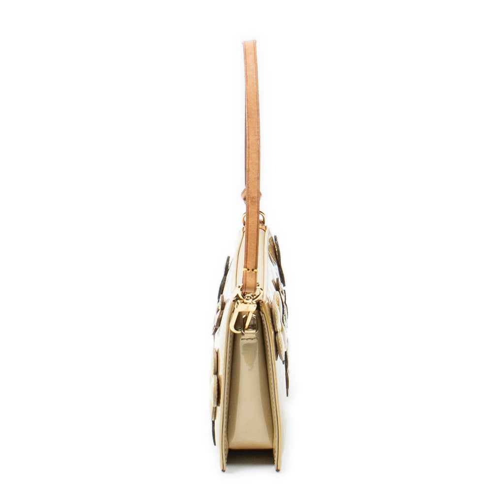 Handbag Lexington Pochette Pistache Monogram Vernis