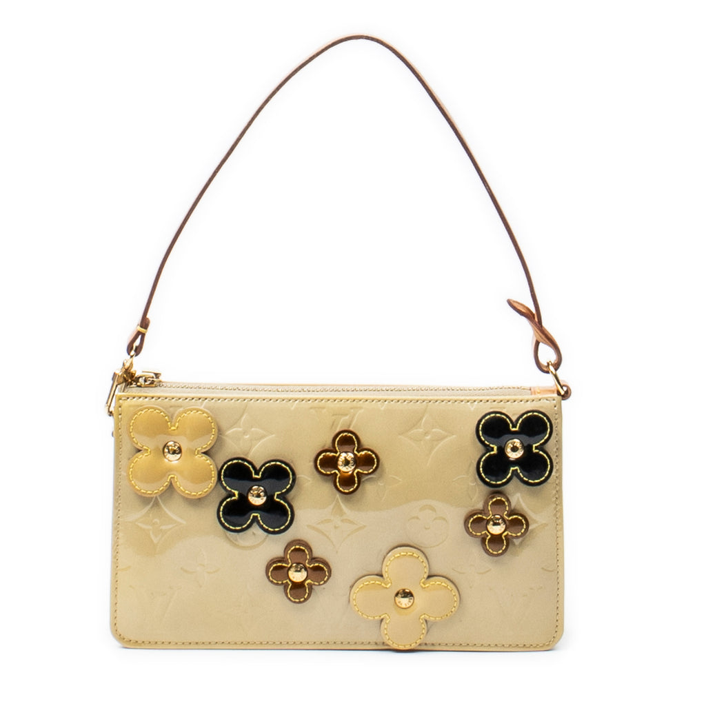 Handbag Lexington Pochette Pistache Monogram Vernis