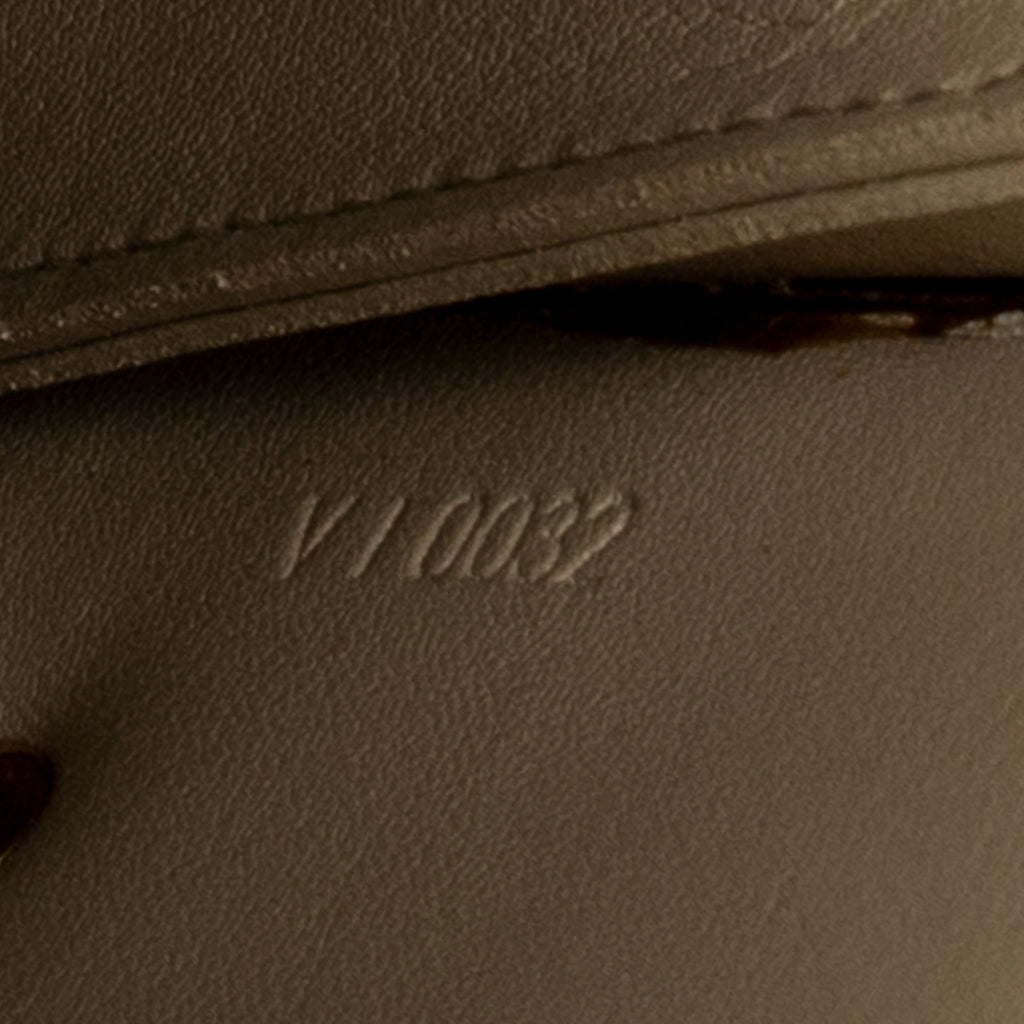 Handbag Lexington Pochette Pistache Monogram Vernis