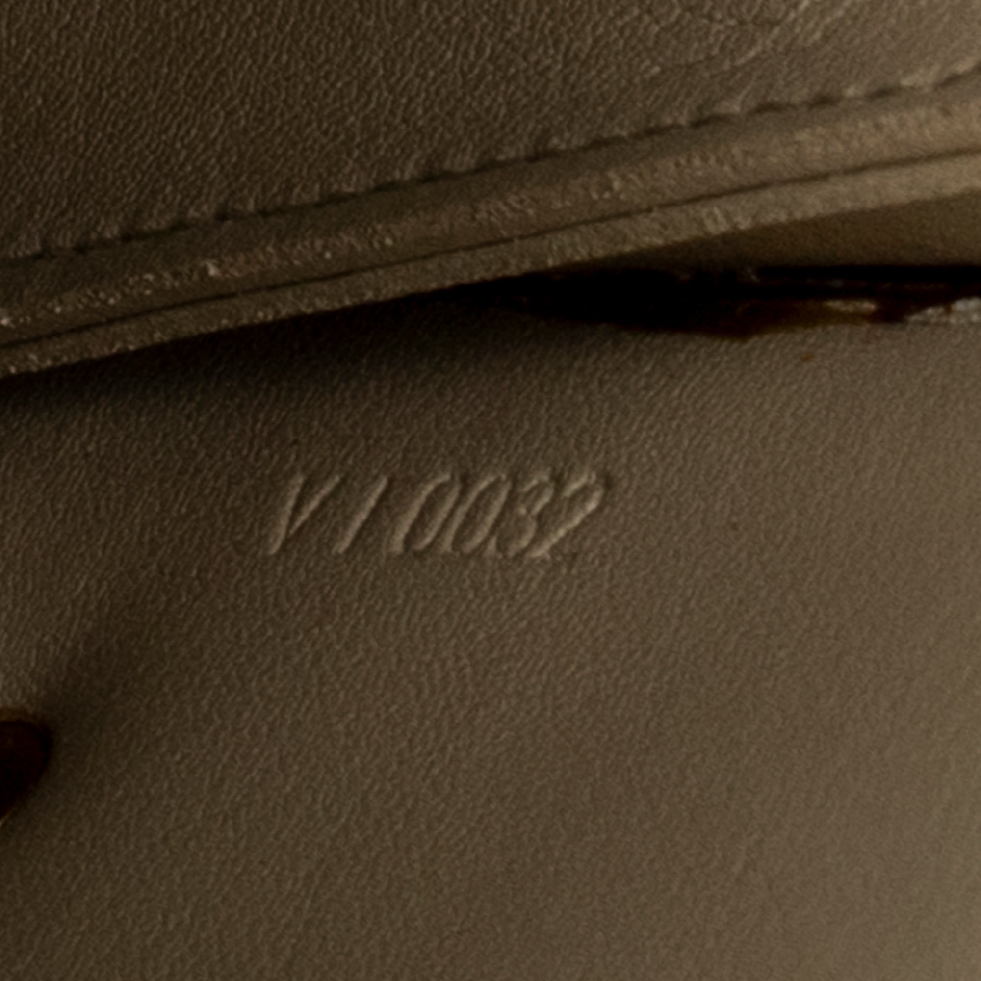 Handbag Lexington Pochette Pistache Monogram Vernis