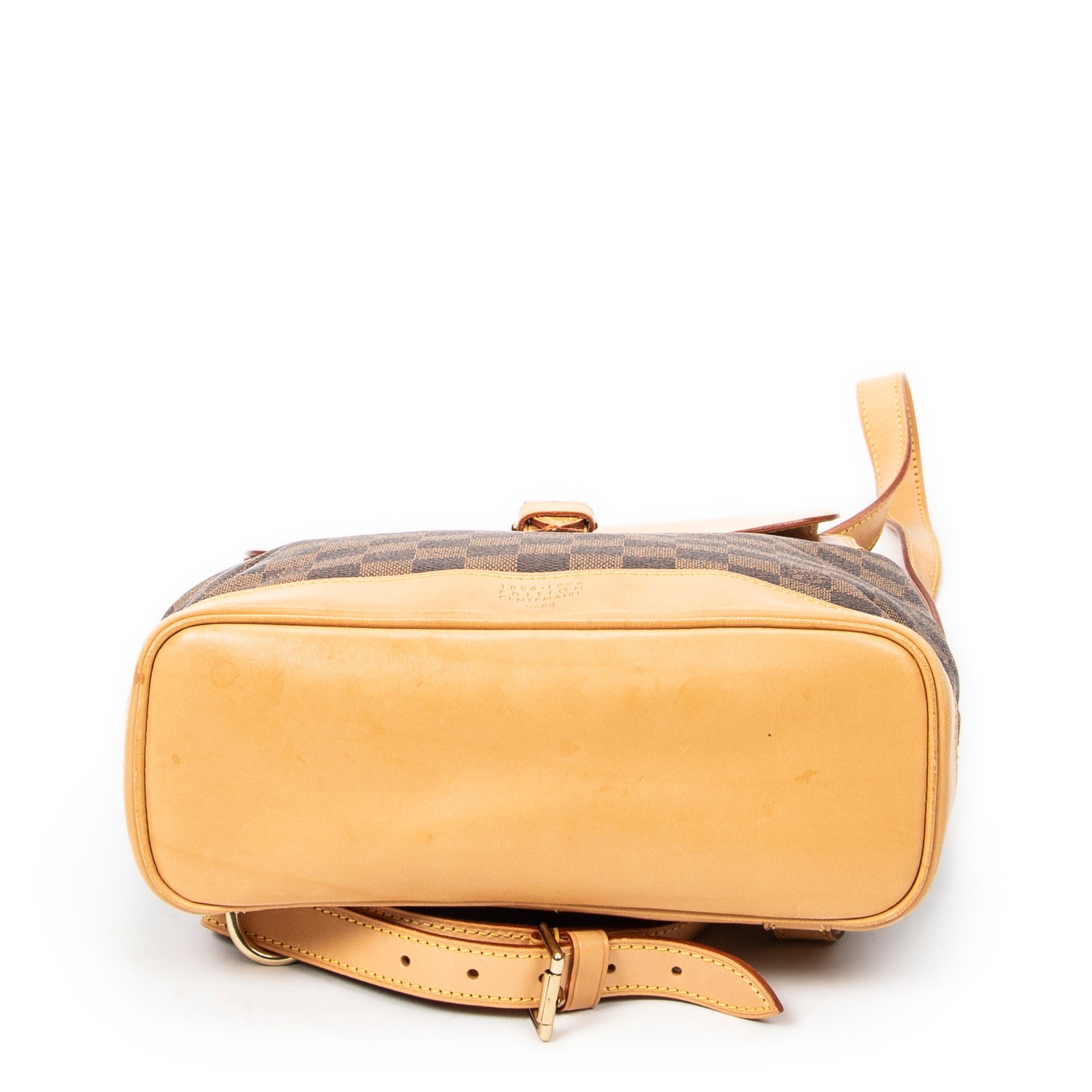 Backpack Arlequin Brown Damier Ebene