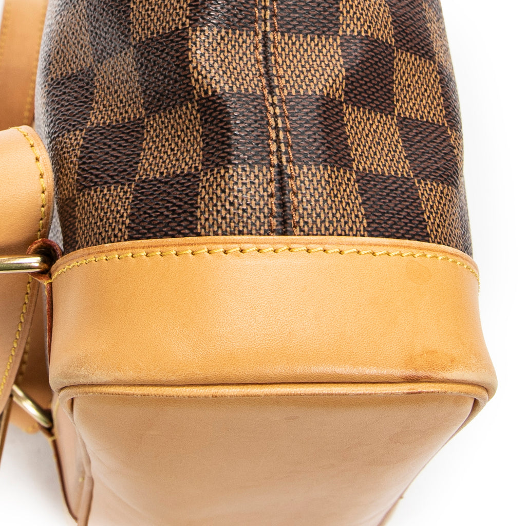 Backpack Arlequin Brown Damier Ebene