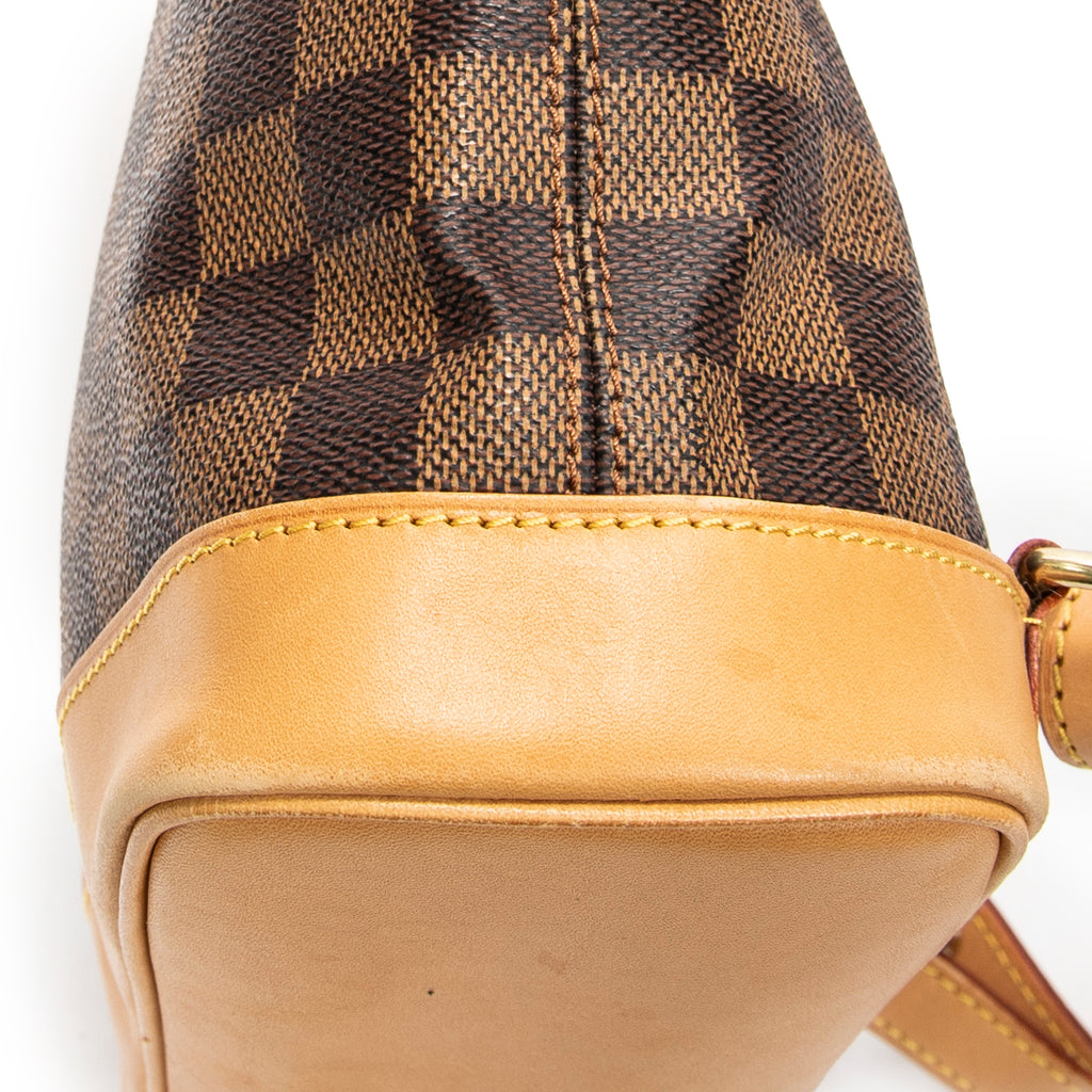Backpack Arlequin Brown Damier Ebene