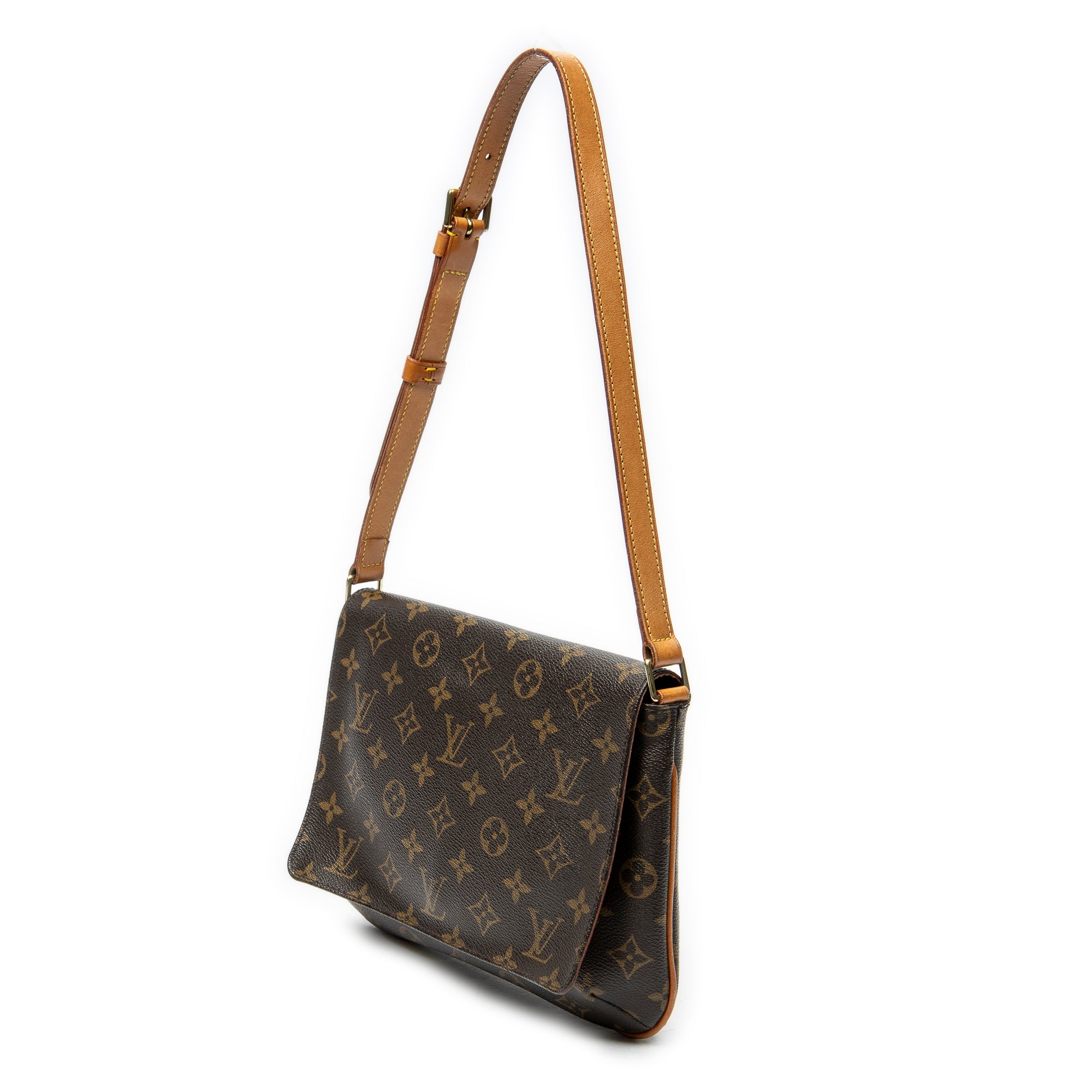 Shoulder Bag Musette Tango Brown Monogram Canvas