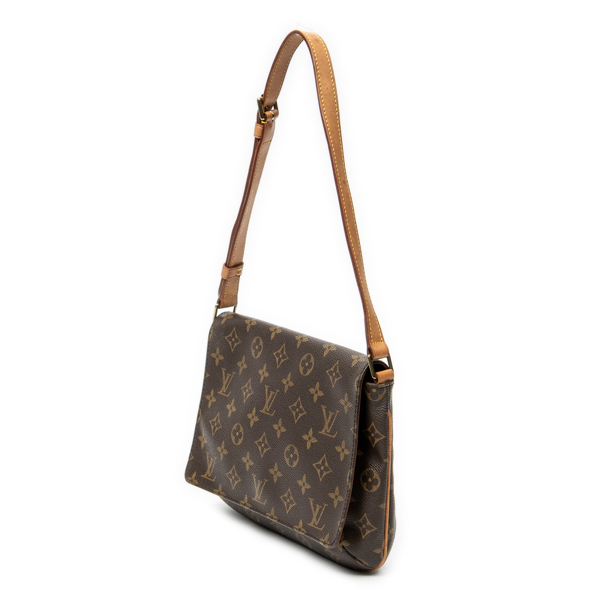 Shoulder Bag Musette Tango Brown Monogram Canvas