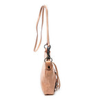 Shoulder Bag Classic Hip Crossbody Peach Distressed Calfskin Leather