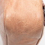 Shoulder Bag Classic Hip Crossbody Peach Distressed Calfskin Leather
