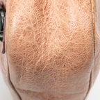 Shoulder Bag Classic Hip Crossbody Peach Distressed Calfskin Leather