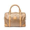 Handbag Vintage Small Boston Beige Macadam Coated Canvas