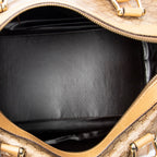 Handbag Vintage Small Boston Beige Macadam Coated Canvas
