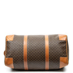 Travel Bag Vintage Medium Travel Boston Brown Macadam Coated Canvas