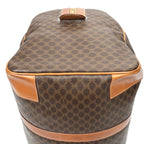 Travel Bag Vintage Medium Travel Boston Brown Macadam Coated Canvas