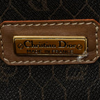 Dior - Grand sac de voyage Boston vintage - Gris/Marron