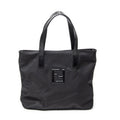 Shoulder Bag Vintage FF Frame Tote Black Nylon Canvas