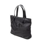 Shoulder Bag Vintage FF Frame Tote Black Nylon Canvas