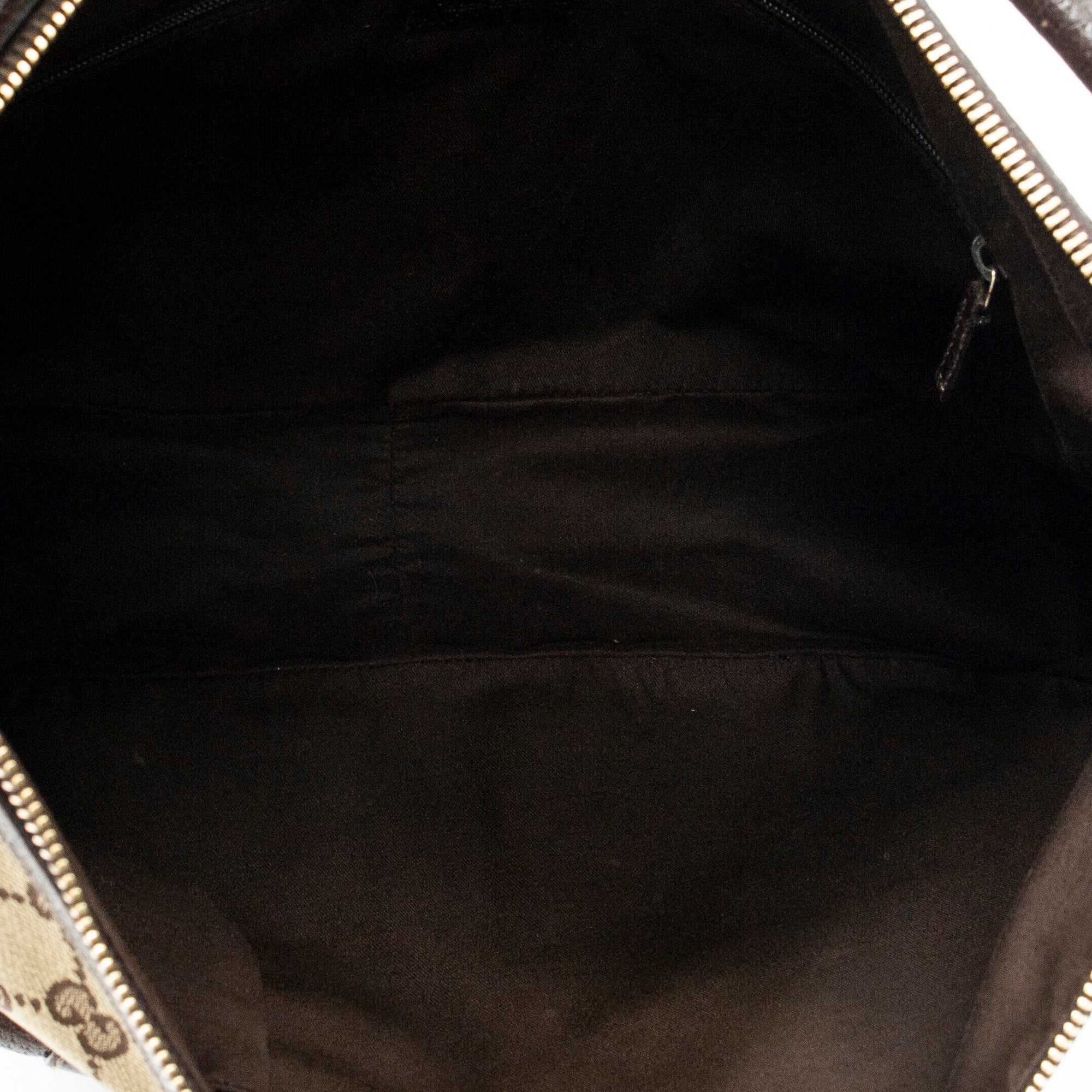 Shoulder Bag Medium Abbey Pocket Hobo Brown Monogrammed Canvas