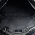 Shoulder Bag Web Messenger Black Guccissima Leather
