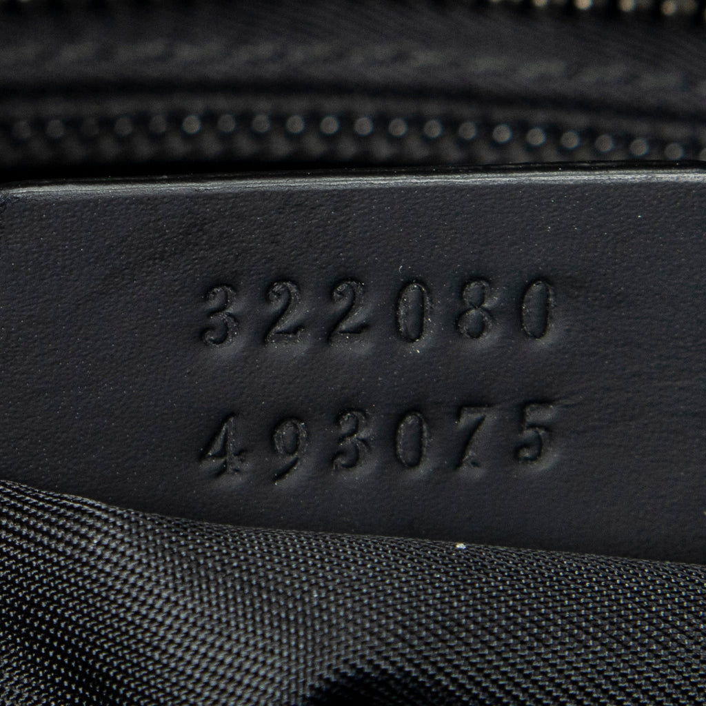 Shoulder Bag Web Messenger Black Guccissima Leather