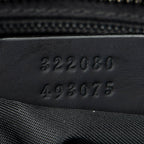 Shoulder Bag Web Messenger Black Guccissima Leather