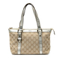 Handbag Mini Abbey Shopper Gold Monogrammed Canvas