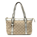 Handbag Mini Abbey Shopper Gold Monogrammed Canvas