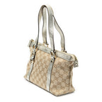 Handbag Mini Abbey Shopper Gold Monogrammed Canvas