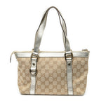 Handbag Mini Abbey Shopper Gold Monogrammed Canvas
