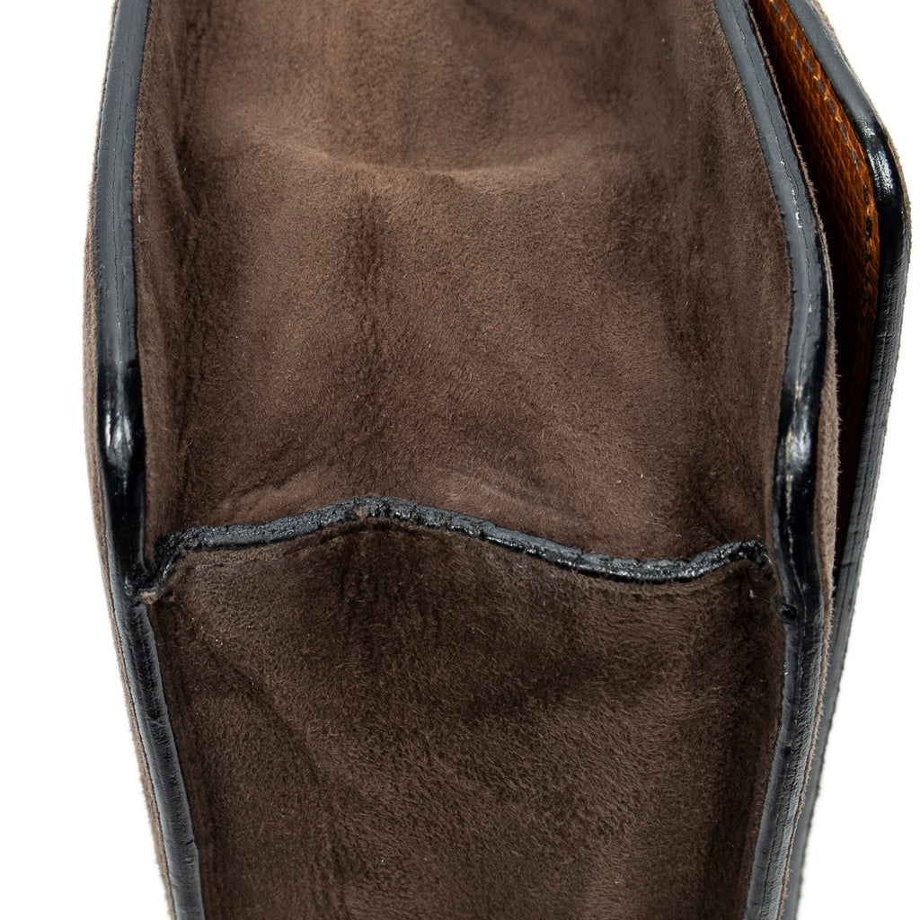 Shoulder Bag Vintage Barcelona Crossbody Brown Suede Leather