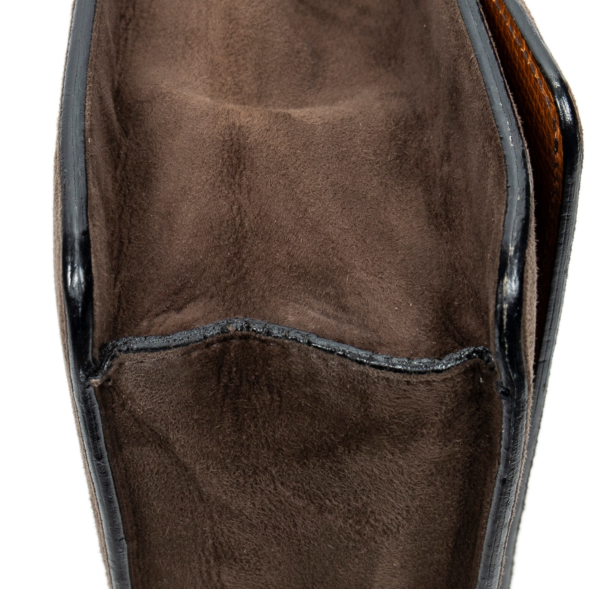 Shoulder Bag Vintage Barcelona Crossbody Brown Suede Leather