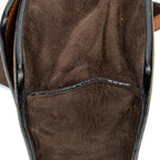 Shoulder Bag Vintage Barcelona Crossbody Brown Suede Leather