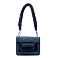 Shoulder Bag Velvet Tresse Crossbody Blue Denim Denim Canvas