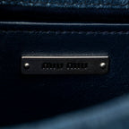 Shoulder Bag Velvet Tresse Crossbody Blue Denim Denim Canvas