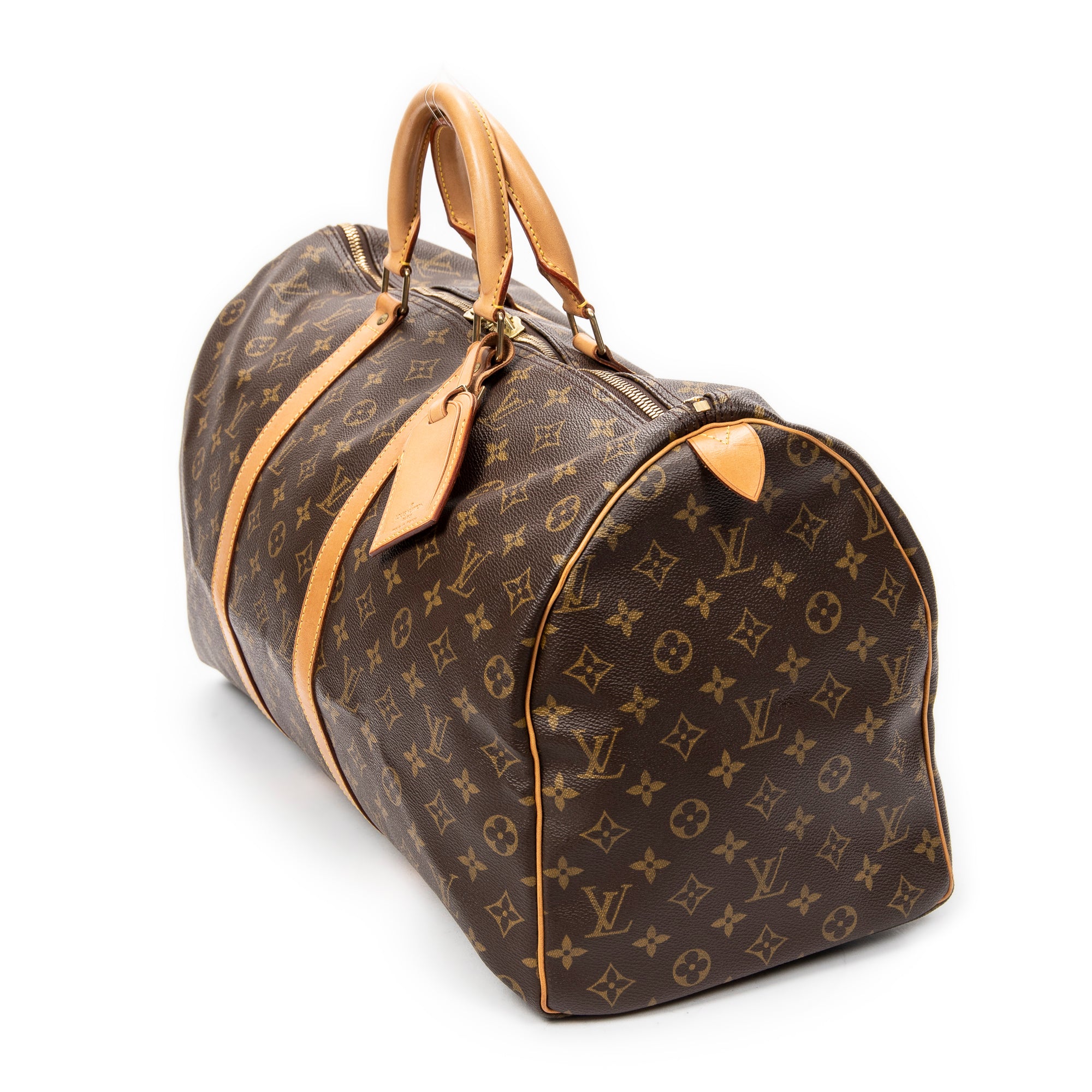Travel Bag Keepall 50 Brown Monogram Canvas