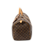 Travel Bag Keepall 50 Brown Monogram Canvas