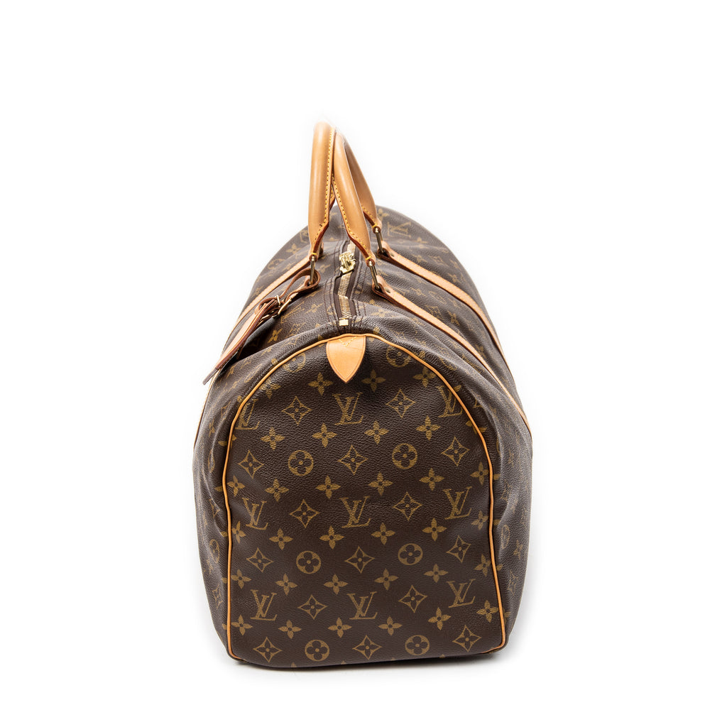 Travel Bag Keepall 50 Brown Monogram Canvas