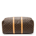 Travel Bag Keepall 50 Brown Monogram Canvas