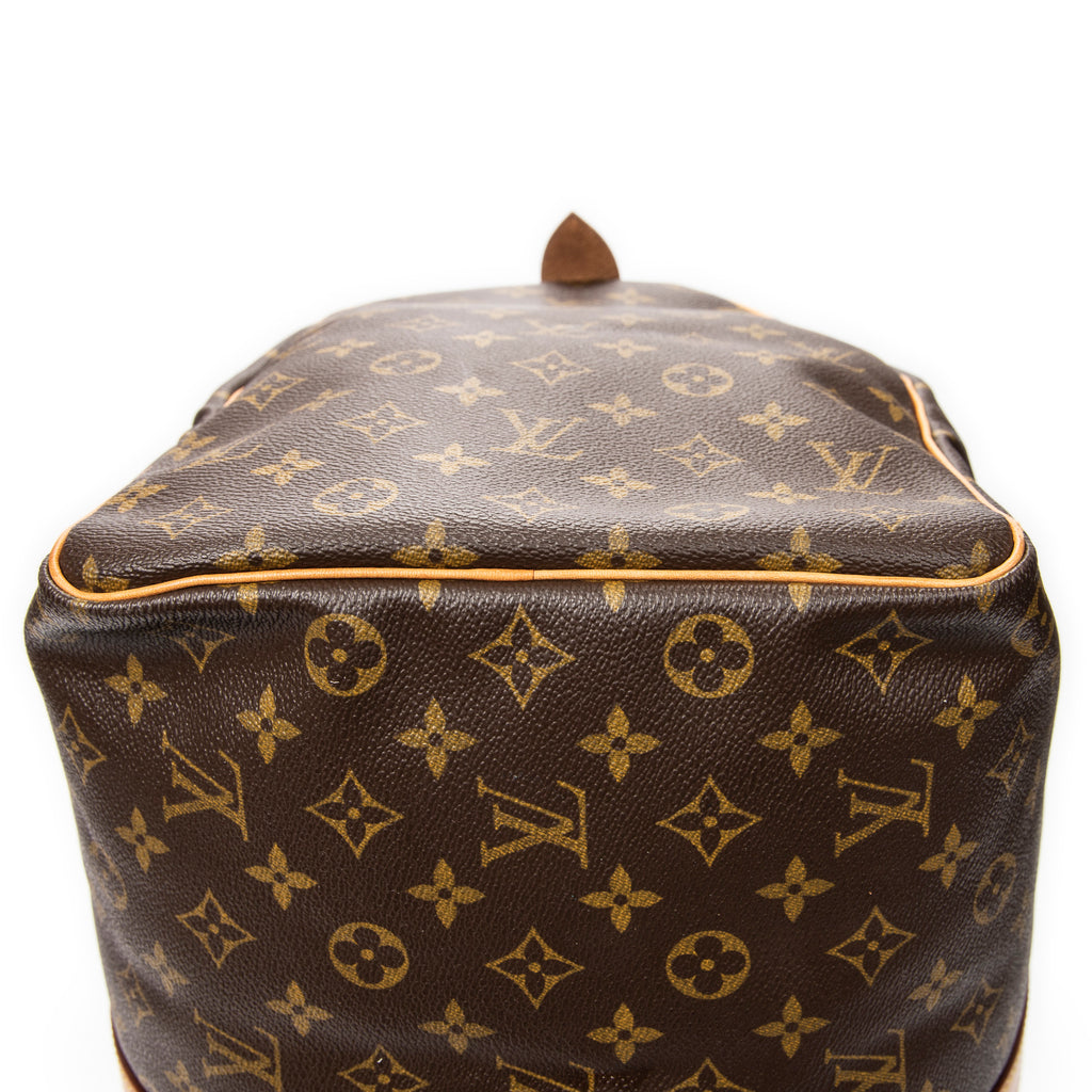 Travel Bag Keepall 50 Brown Monogram Canvas