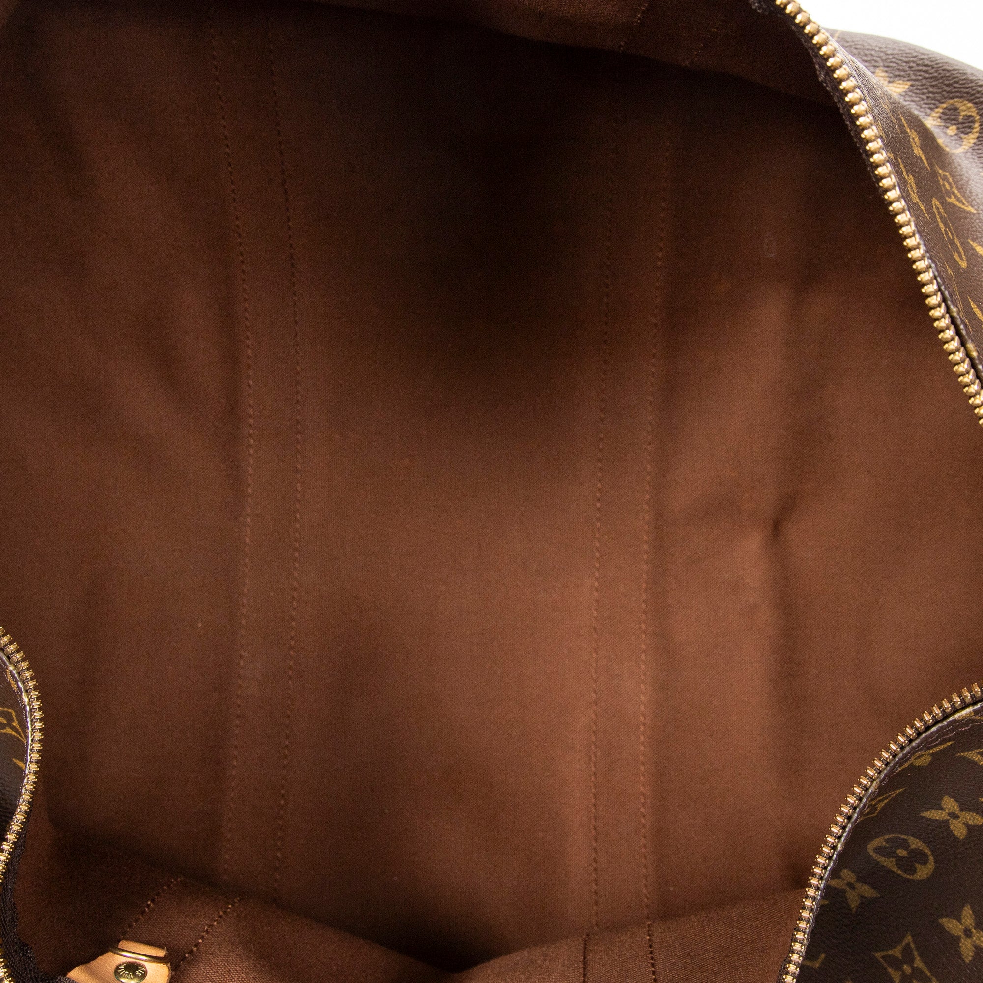 Travel Bag Keepall 50 Brown Monogram Canvas