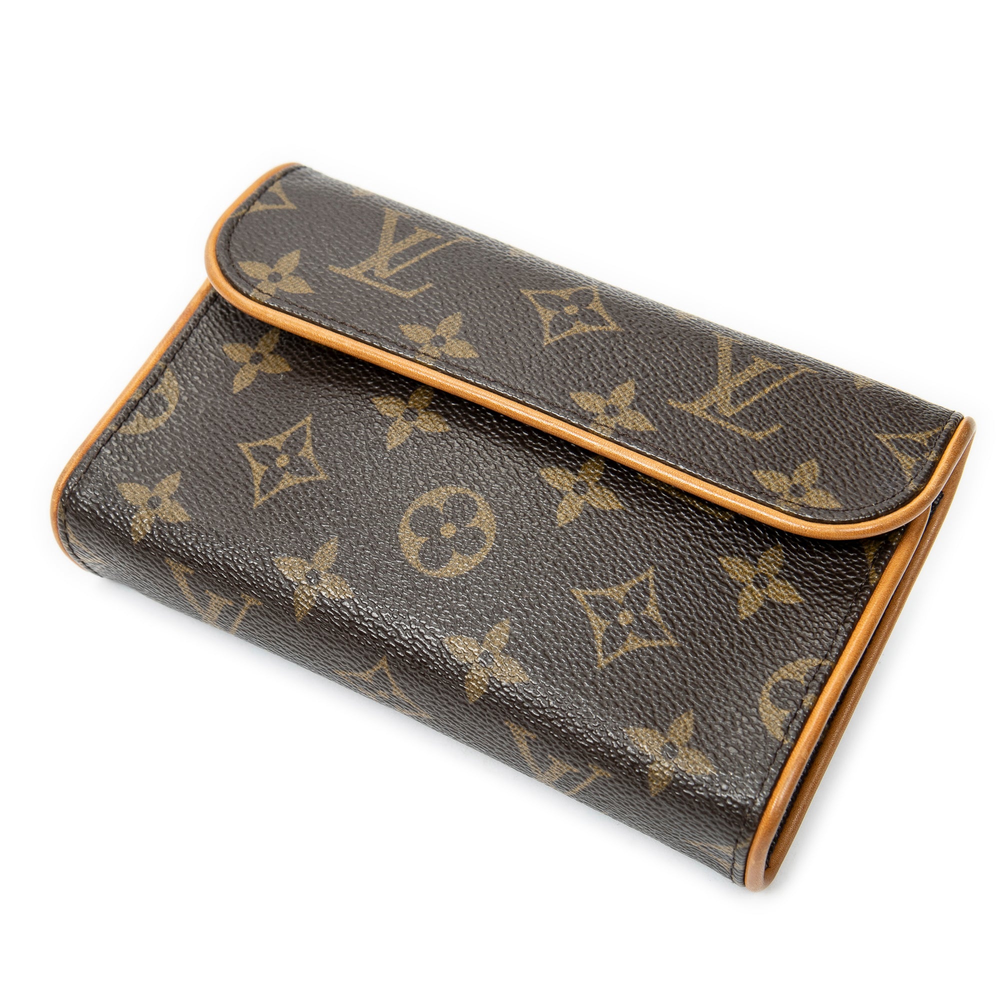 Riñonera de lona Monogram marrón florentino